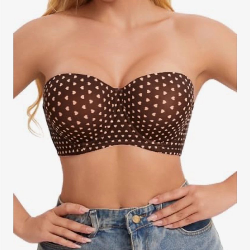 NIB Sexy Push up Strapless Bra 40DDD - Picture 3 of 8